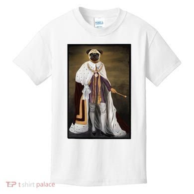 Royalty Pug Funny Kids T-Shirt