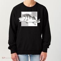 River Perch Fish Sketch Women's Sweatshirt thumb 0