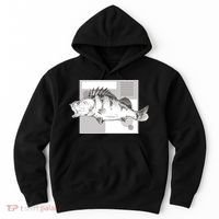 River Perch Fish Sketch Hoodie thumb 0