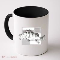 River Perch Fish Sketch Coffee Mug thumb 0