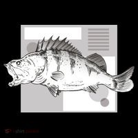 River Perch Fish Sketch Coffee Mug thumb 5