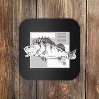 River Perch Fish Sketch Coaster thumb 0