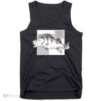 River Perch Fish Sketch Tank Top thumb 0