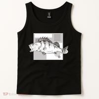 River Perch Fish Sketch Tank Top thumb 2