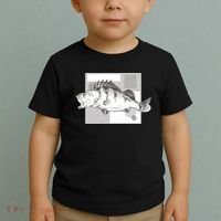 River Perch Fish Sketch Toddler T-Shirt thumb 2