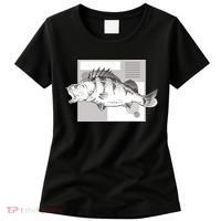 River Perch Fish Sketch Women's T-Shirt thumb 0