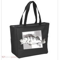 River Perch Fish Sketch Tote Bag thumb 2