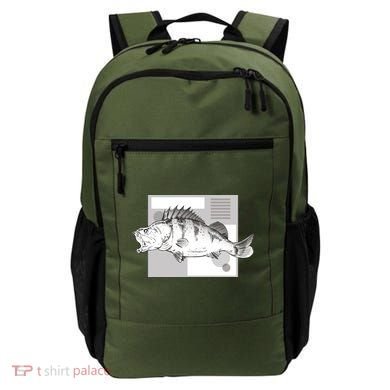 River Perch Fish Sketch Backpack