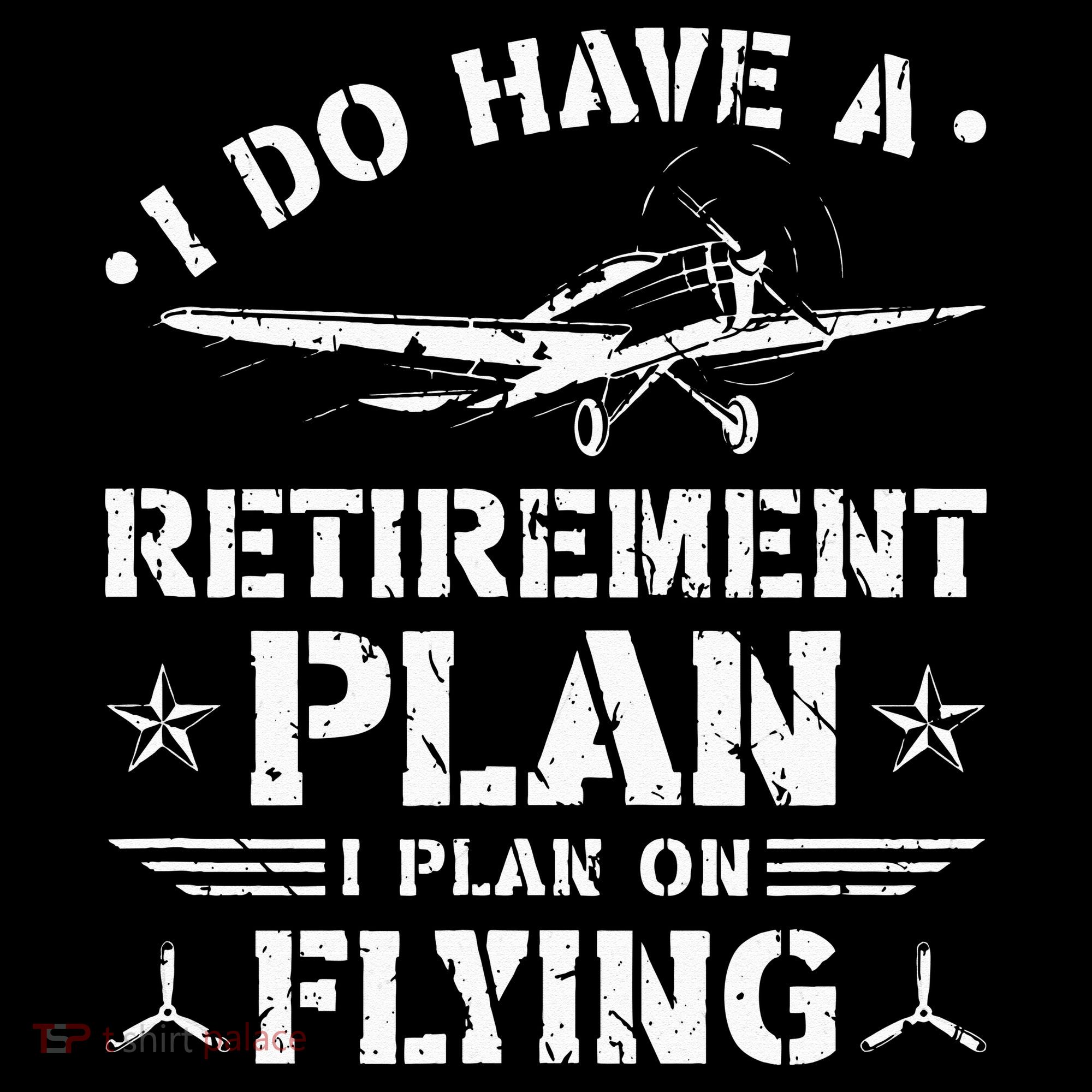 Retirement Plan Flying Airplane USA-Made Doggie Bandana