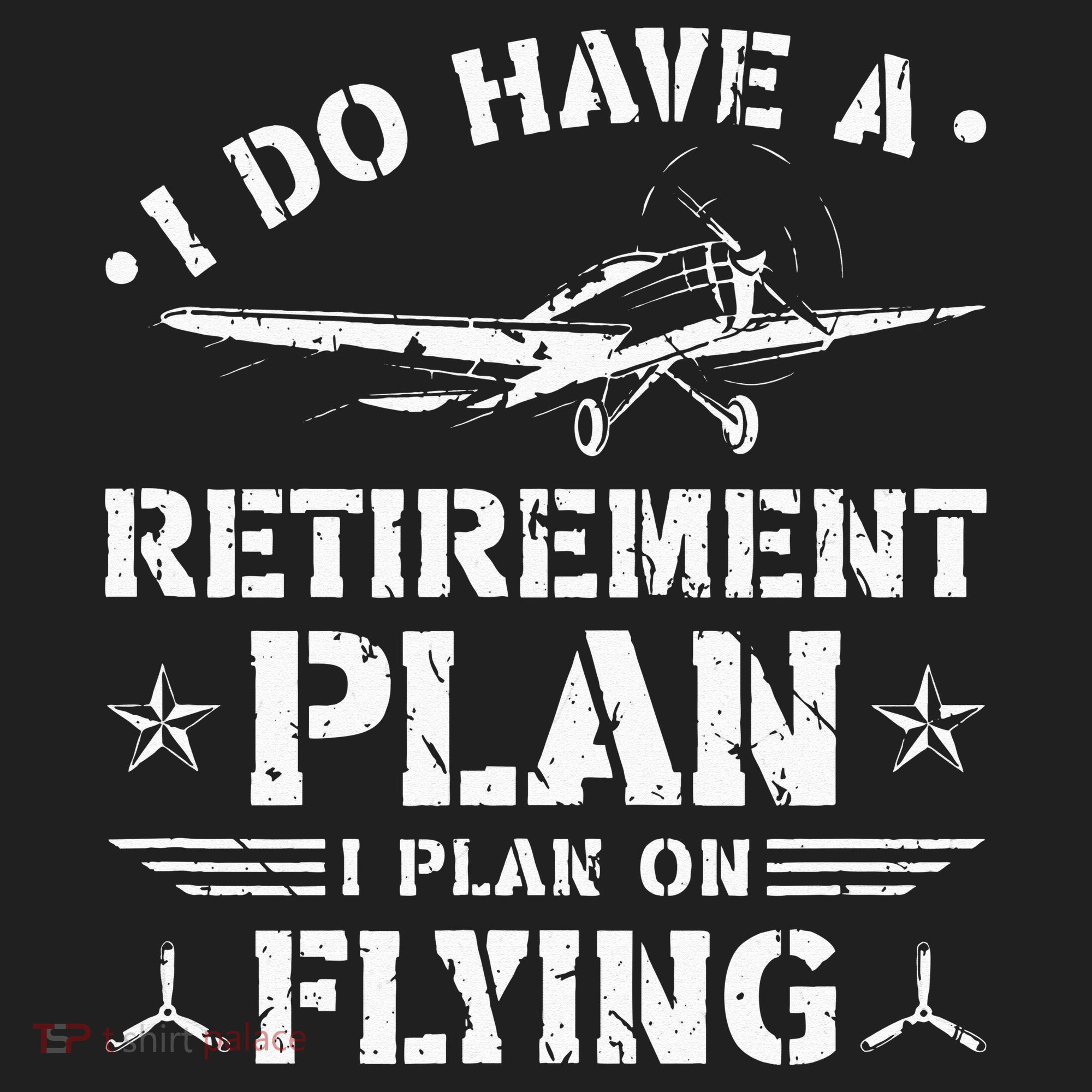 Retirement Plan Flying Airplane Tumbler