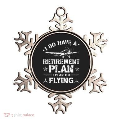 Retirement Plan Flying Airplane Ornament