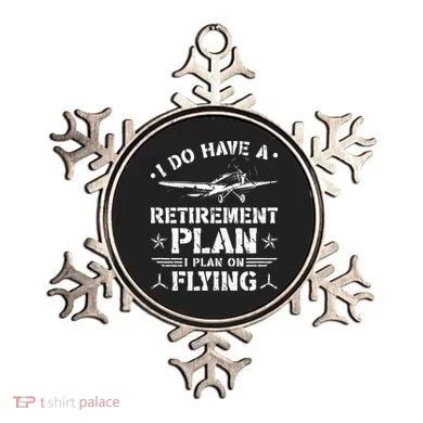 Retirement Plan Flying Airplane Ornament