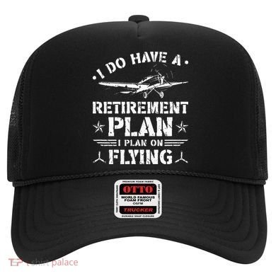 Retirement Plan Flying Airplane Hat
