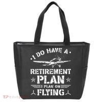 Retirement Plan Flying Airplane Tote Bag thumb 0