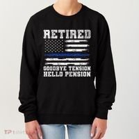 Retired Policeman Funny Sheriff Retirement Gift Police Women's Sweatshirt thumb 0