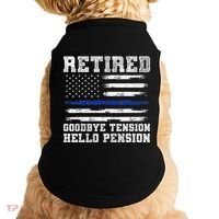Retired Policeman Funny Sheriff Retirement Gift Police Doggie Tank thumb 0