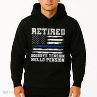 Retired Policeman Funny Sheriff Retirement Gift Police Hoodie thumb 2