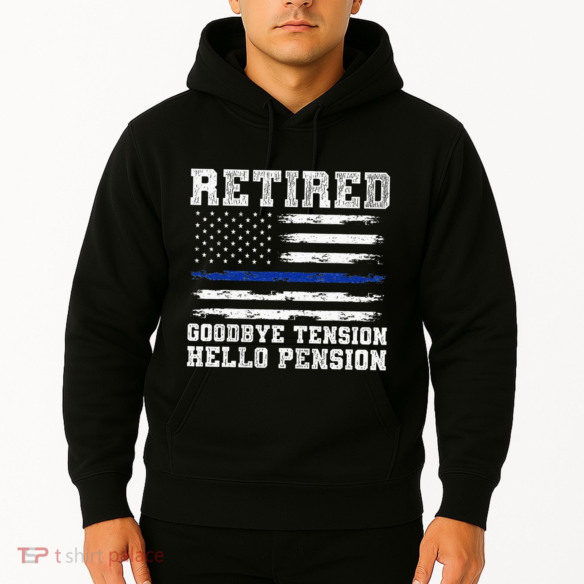 Retired Policeman Funny Sheriff Retirement Gift Police Hoodie