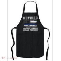 Retired Policeman Funny Sheriff Retirement Gift Police Apron thumb 0