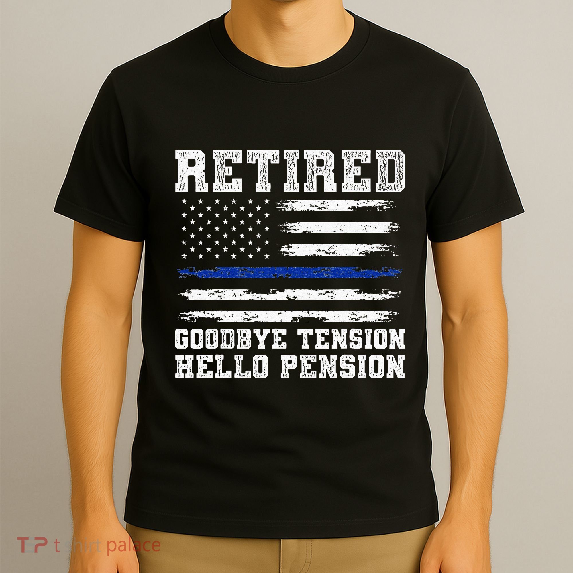Retired Policeman Funny Sheriff Retirement Gift Police T-Shirt