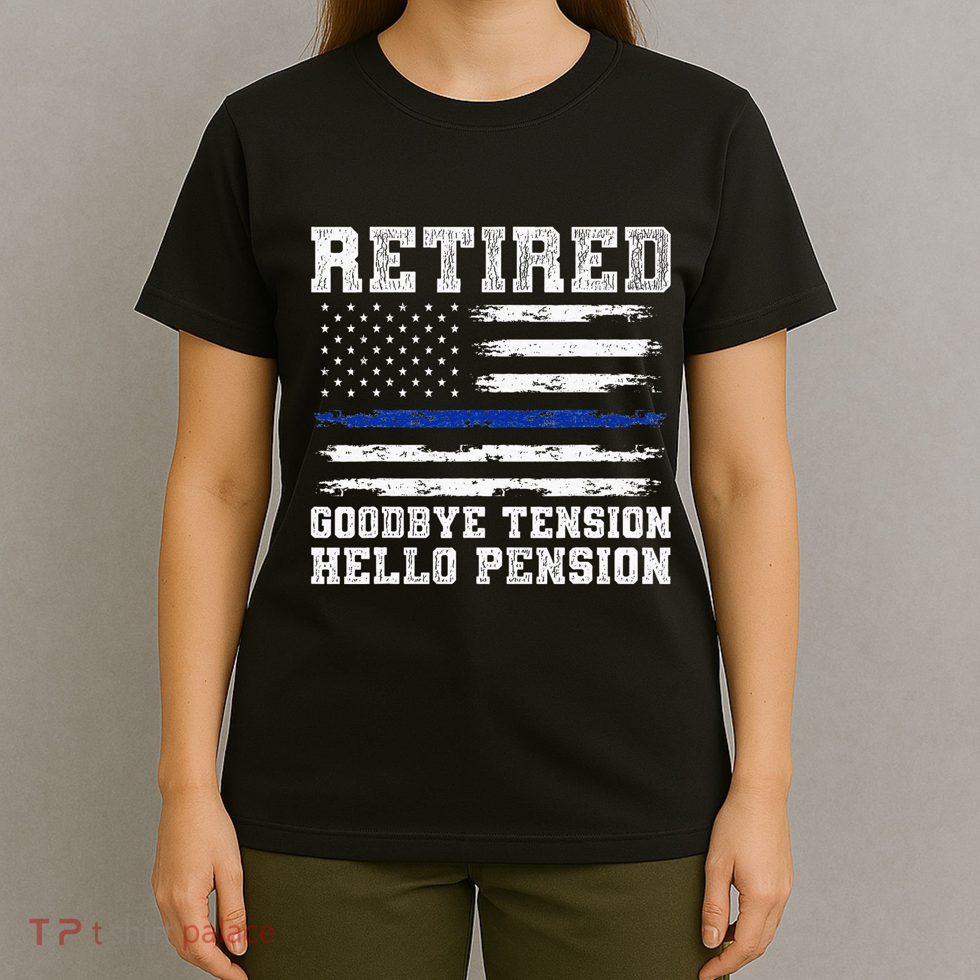 Retired Policeman Funny Sheriff Retirement Gift Police T-Shirt