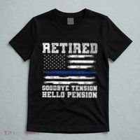 Retired Policeman Funny Sheriff Retirement Gift Police T-Shirt thumb 5