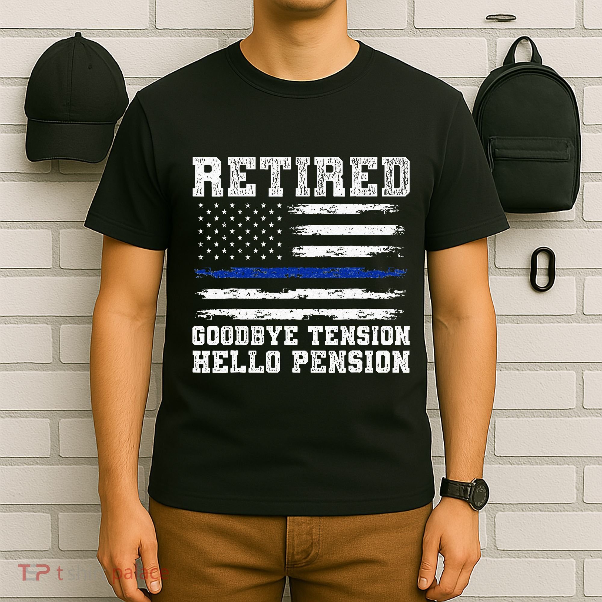 Retired Policeman Funny Sheriff Retirement Gift Police T-Shirt