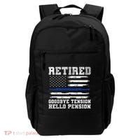 Retired Policeman Funny Sheriff Retirement Gift Police Backpack thumb 0