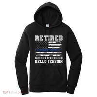 Retired Policeman Funny Sheriff Retirement Gift Police Women's Hoodie thumb 0