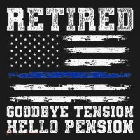 Retired Policeman Funny Sheriff Retirement Gift Police Women's Hoodie thumb 2
