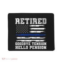Retired Policeman Funny Sheriff Retirement Gift Police Mousepad thumb 0