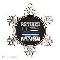 Retired Policeman Funny Sheriff Retirement Gift Police Ornament thumb 0
