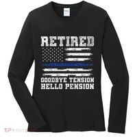 Retired Policeman Funny Sheriff Retirement Gift Police Women's Long Sleeve Shirt thumb 0