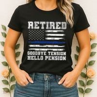 Retired Policeman Funny Sheriff Retirement Gift Police Women's T-Shirt thumb 2