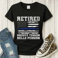 Retired Policeman Funny Sheriff Retirement Gift Police Women's T-Shirt thumb 3