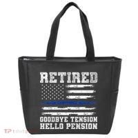 Retired Policeman Funny Sheriff Retirement Gift Police Tote Bag thumb 0