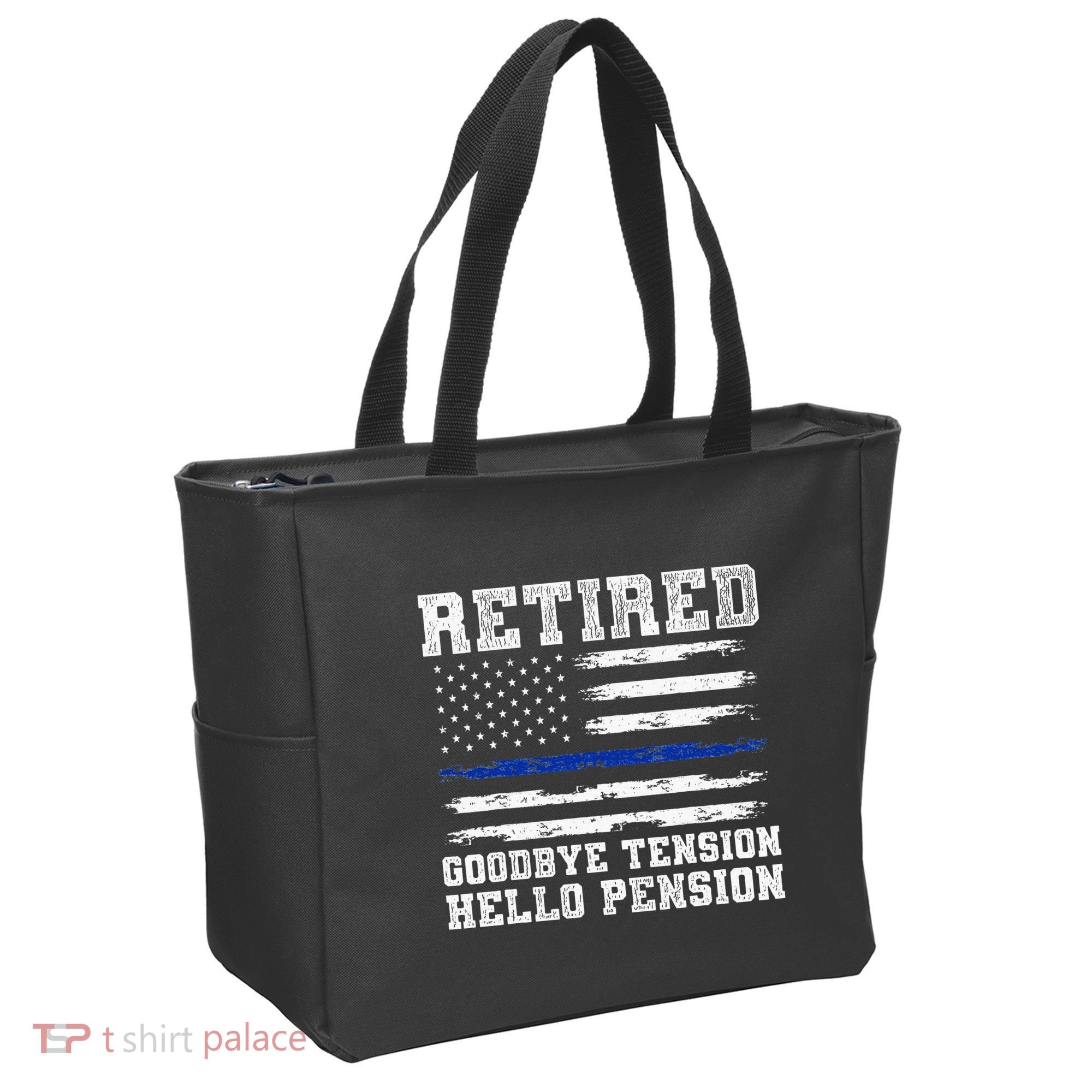 Retired Policeman Funny Sheriff Retirement Gift Police Tote Bag