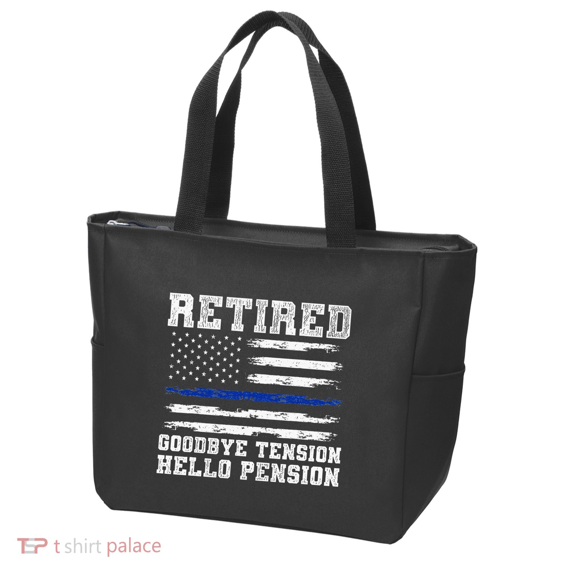 Retired Policeman Funny Sheriff Retirement Gift Police Tote Bag