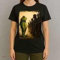 Retro Portland Frog Vintage Protester T-Shirt thumb 4