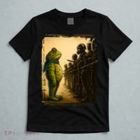 Retro Portland Frog Vintage Protester T-Shirt thumb 5