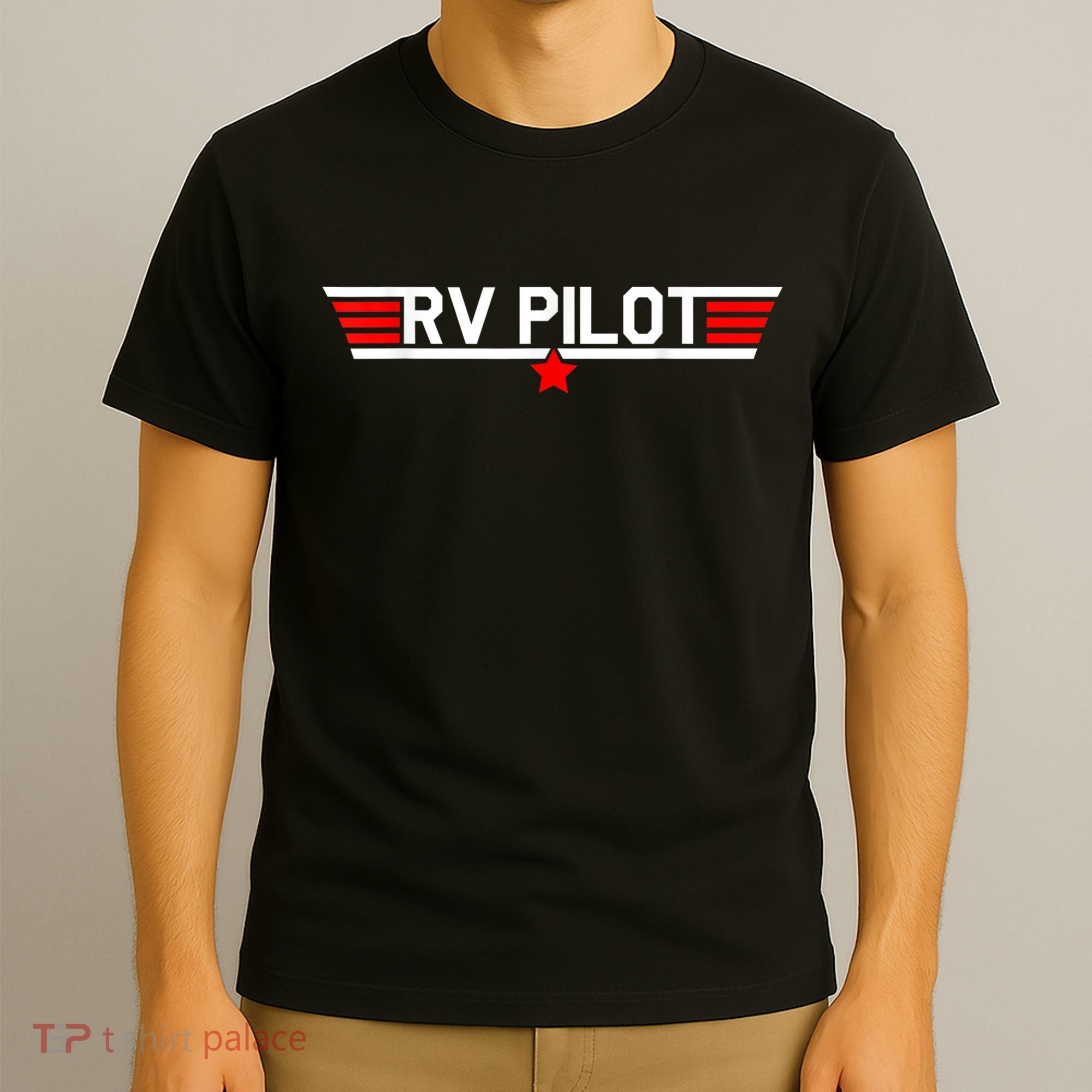 RV Pilot Funny Camper Motorhome Travel Camping Matching Gift T-Shirt