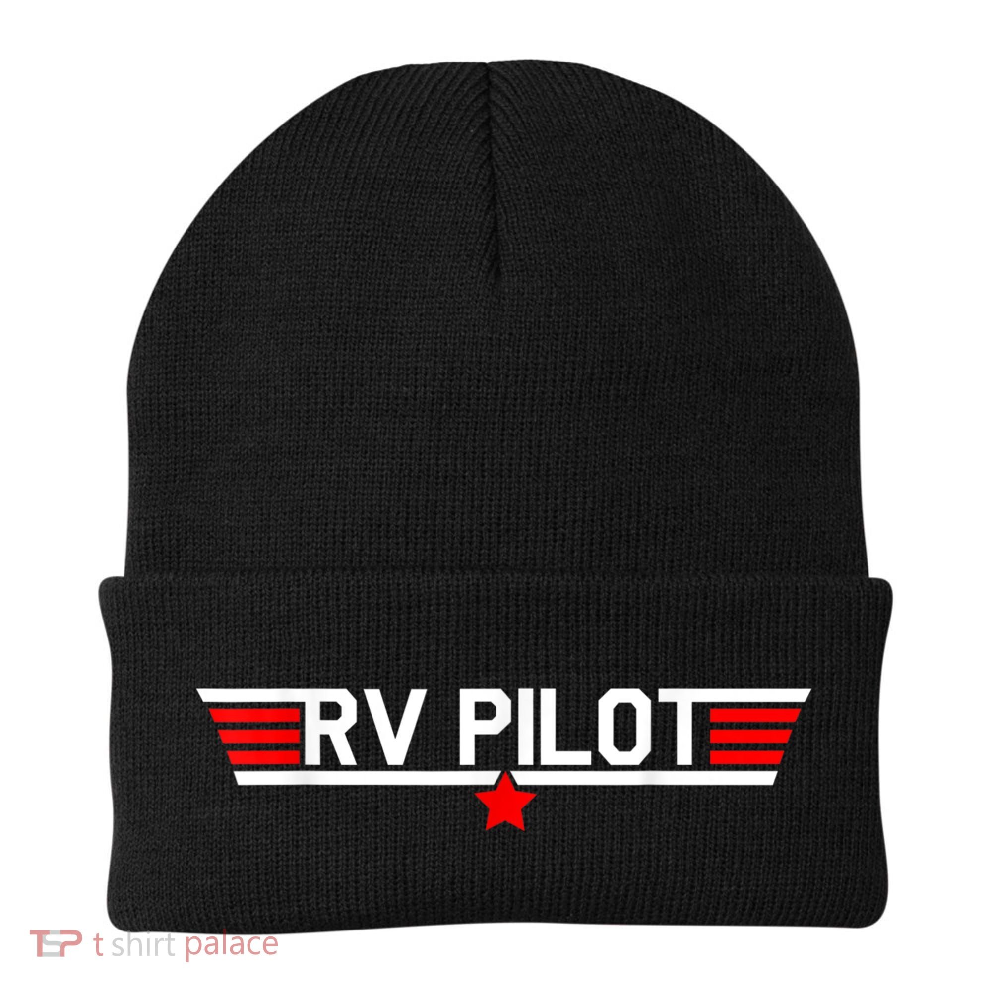 RV Pilot Funny Camper Motorhome Travel Camping Matching Gift Beanie