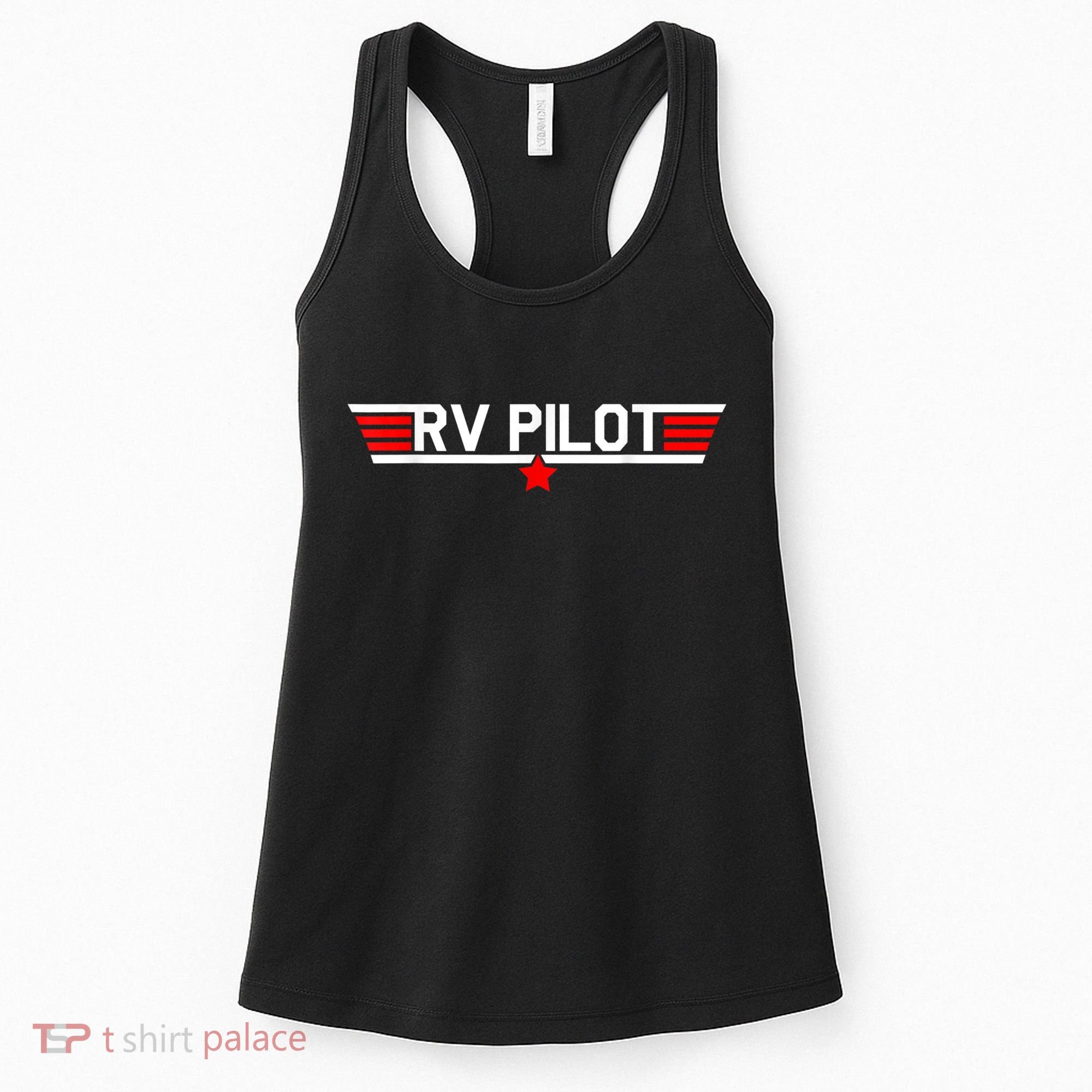 RV Pilot Funny Camper Motorhome Travel Camping Matching Gift Women's Tank Top