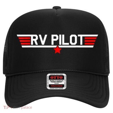 RV Pilot Funny Camper Motorhome Travel Camping Matching Gift Hat