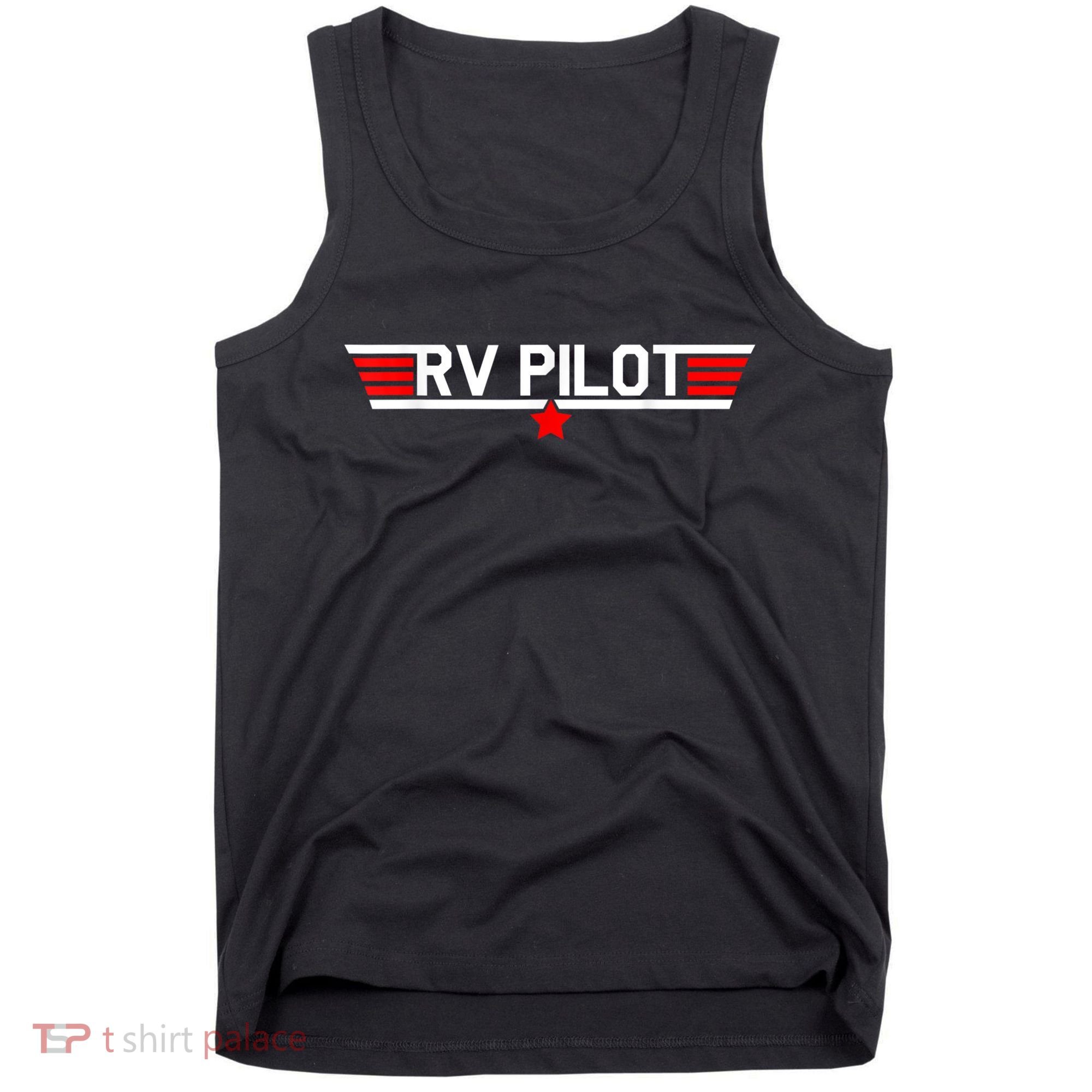 RV Pilot Funny Camper Motorhome Travel Camping Matching Gift Tank Top