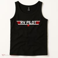 RV Pilot Funny Camper Motorhome Travel Camping Matching Gift Tank Top thumb 2