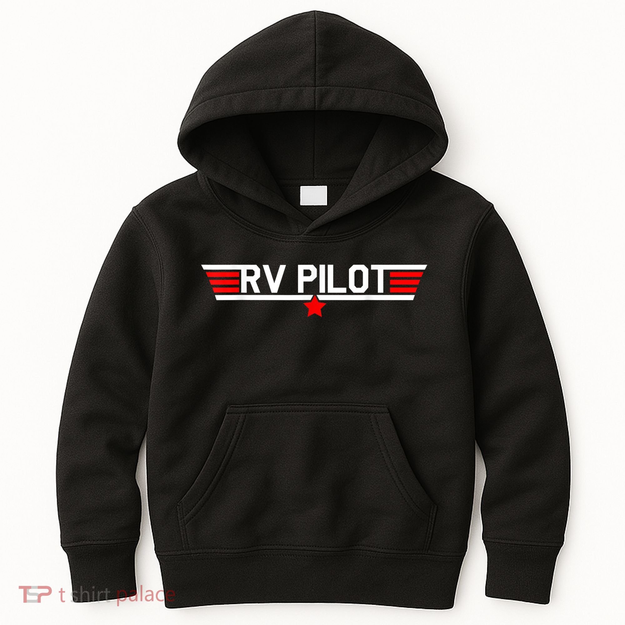 RV Pilot Funny Camper Motorhome Travel Camping Matching Gift Kids Hoodie