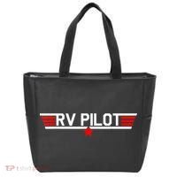 RV Pilot Funny Camper Motorhome Travel Camping Matching Gift Tote Bag thumb 0