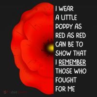 Red Poppy Flower Veterans Day USA Memorial Lest We Forget Tank Top thumb 6