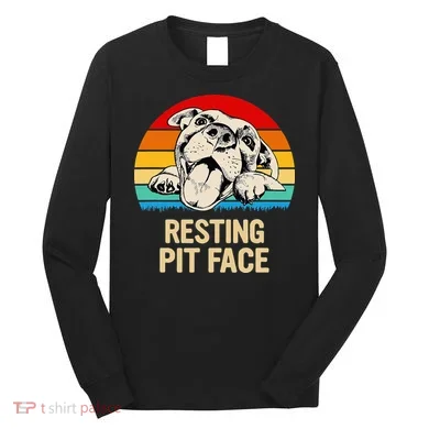 Resting Pit Face Long Sleeve Shirt